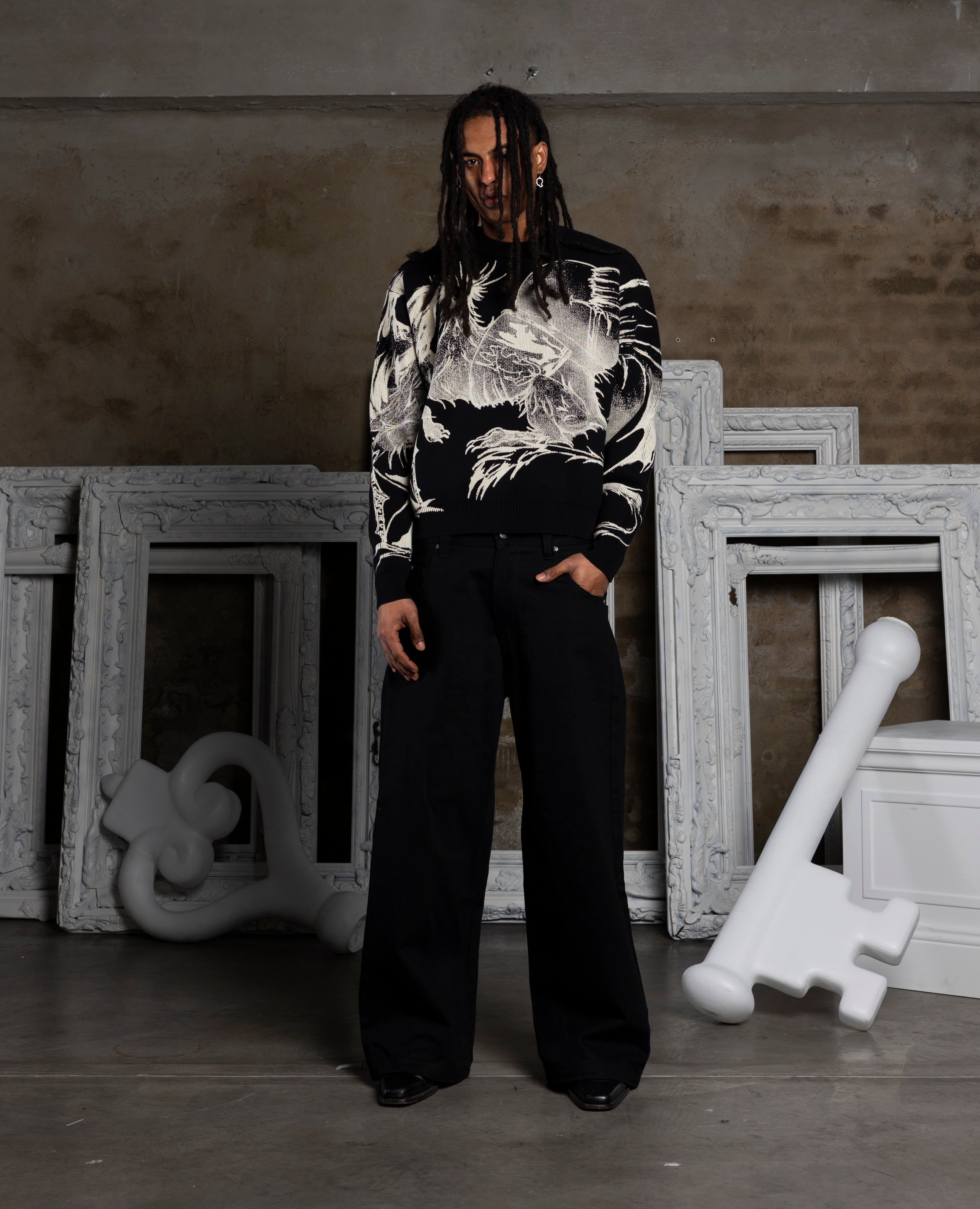 BLACK BEHEMOTH KNIT