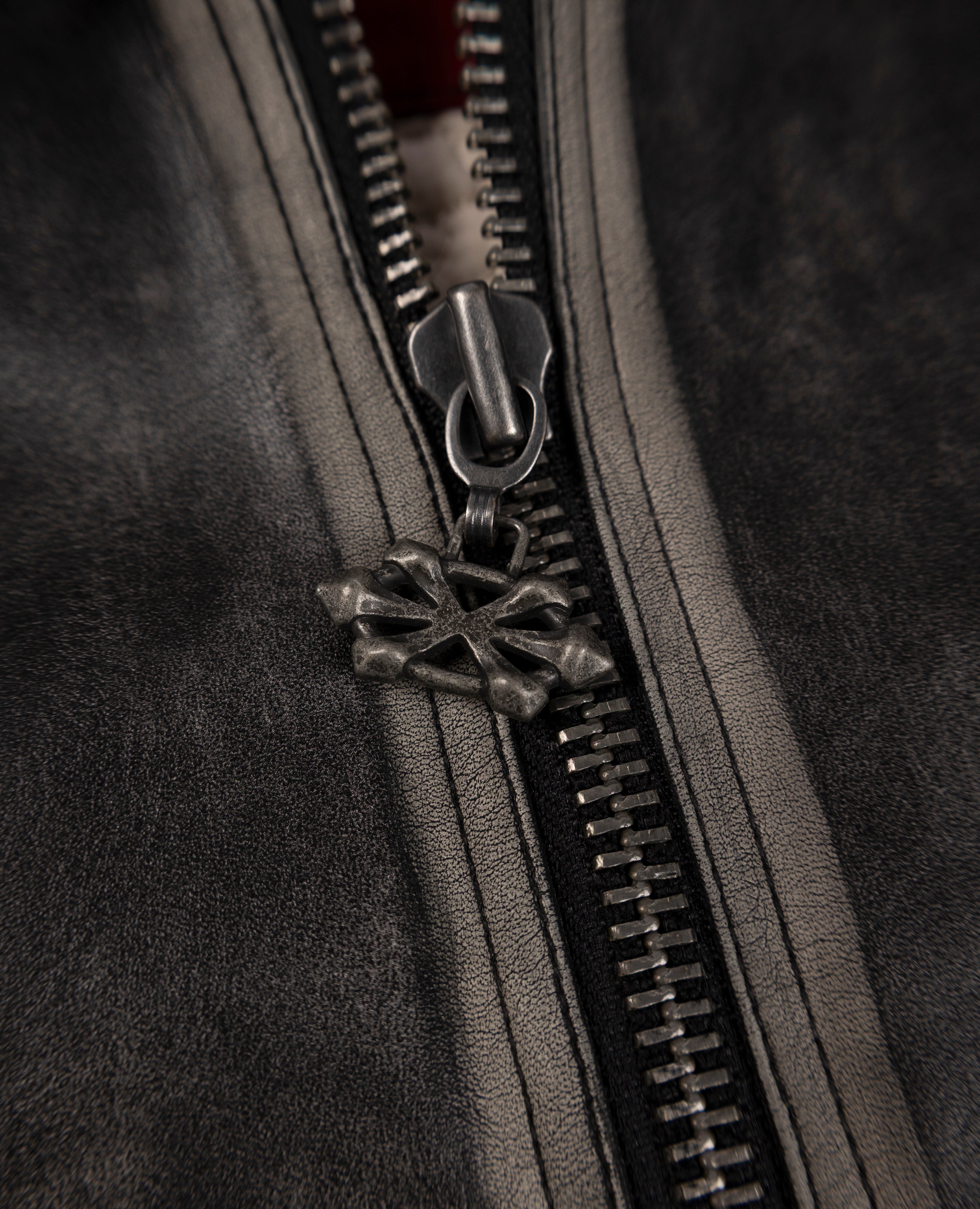 FADED LEATHER JACKET