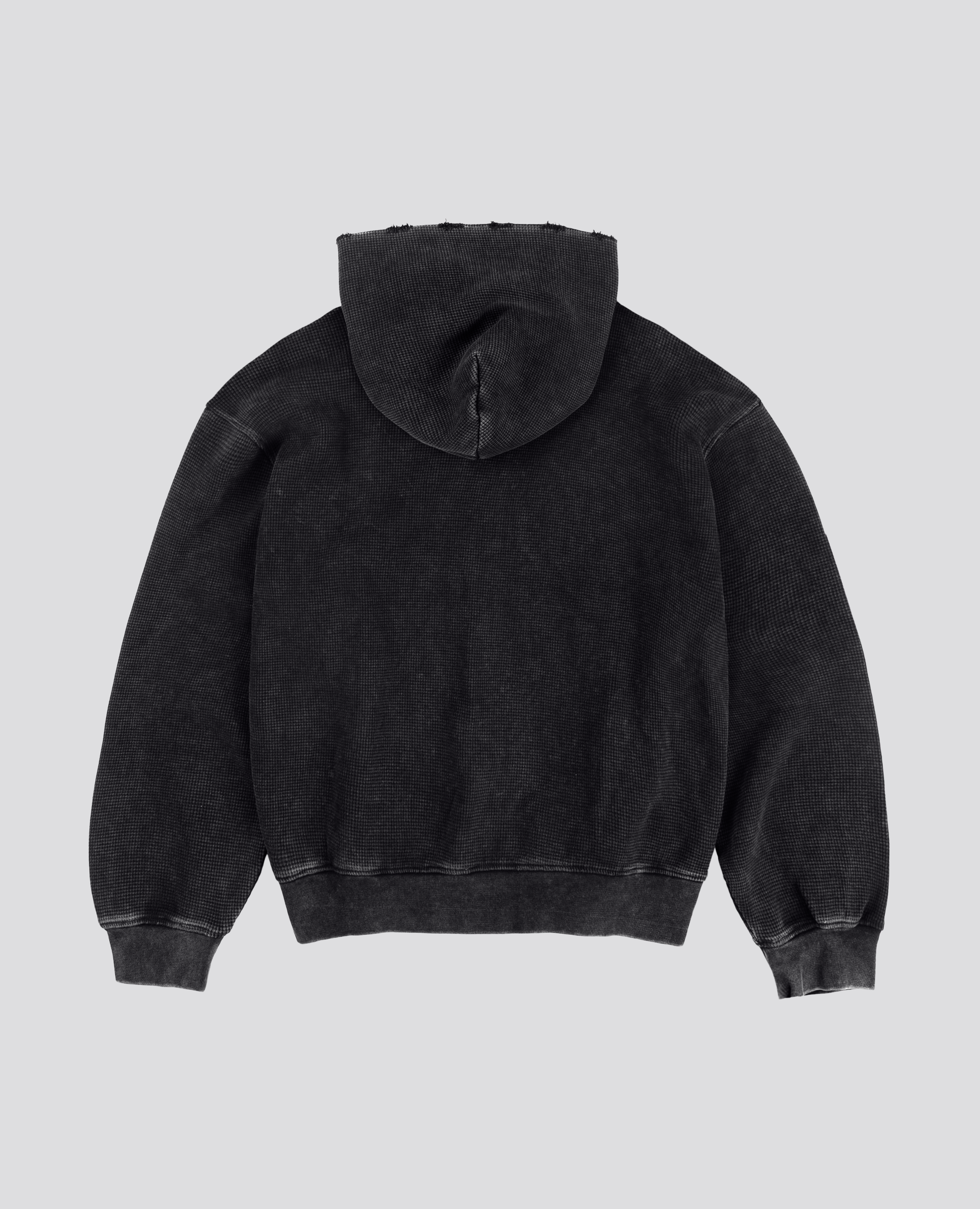 BLACK WAFFLE ZIP