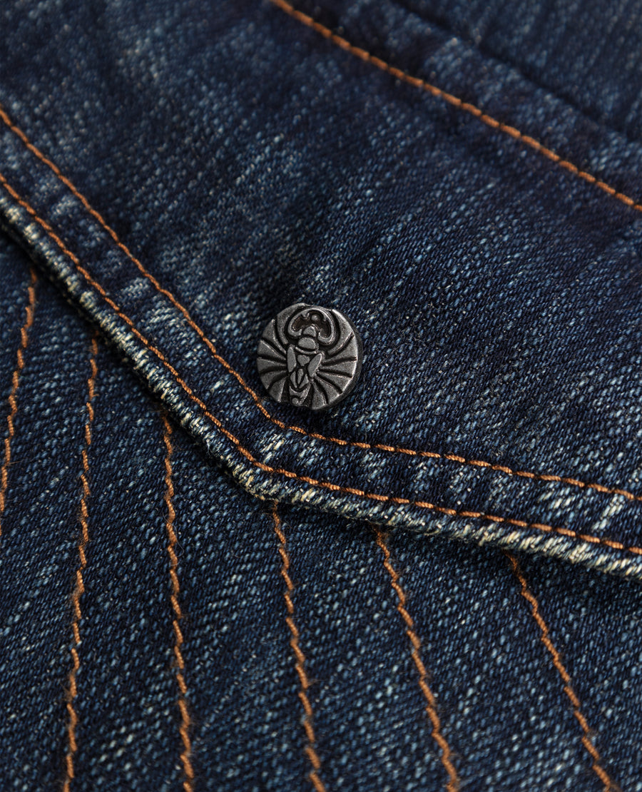 USED POCKETS STRAIGHT DENIM