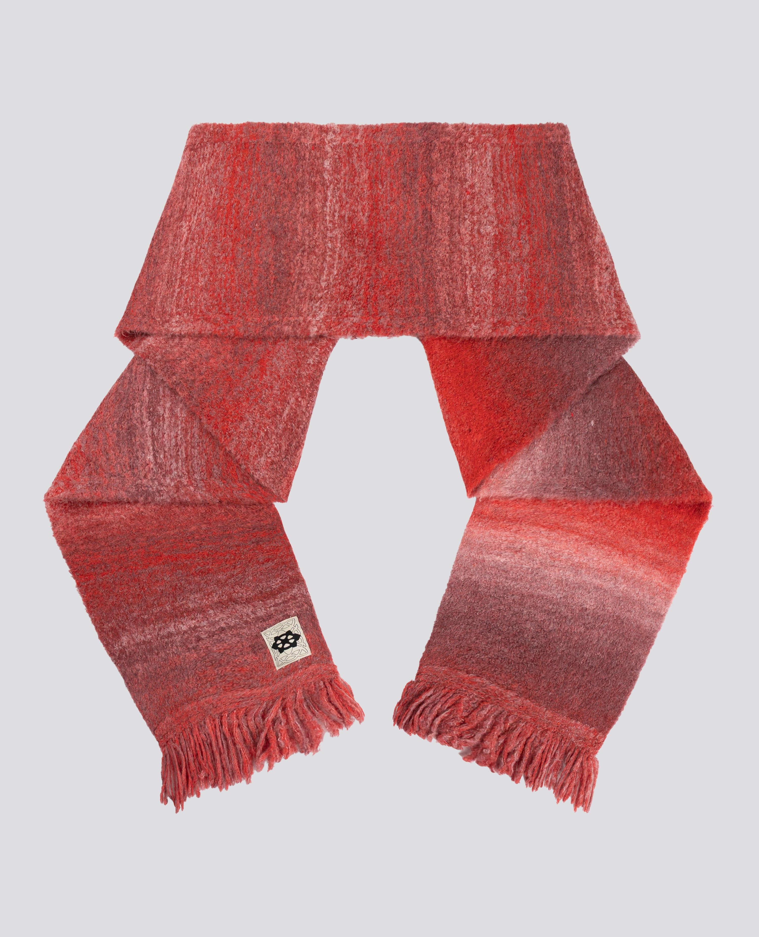 FIRE-RED SCARF