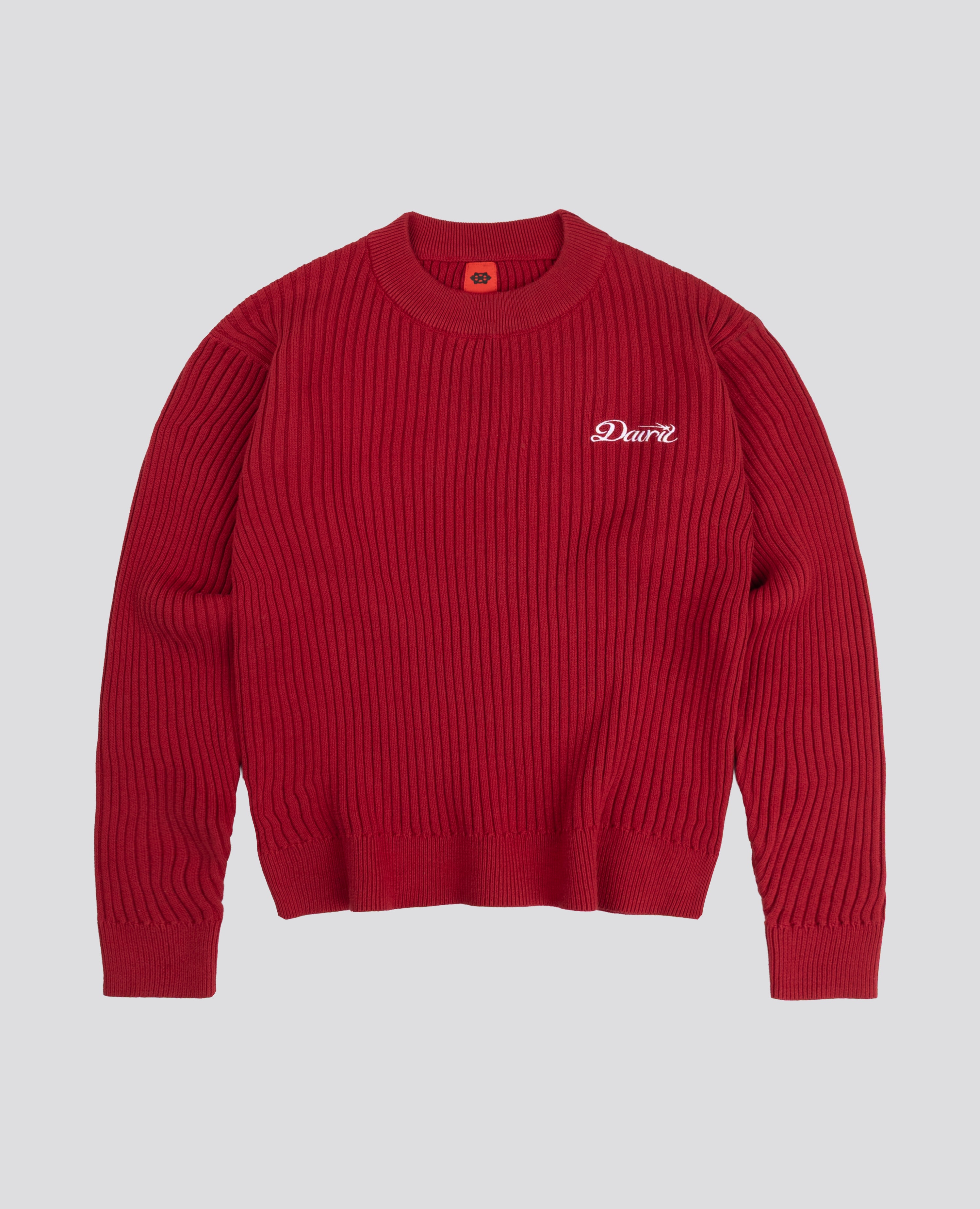 RED OPENING KNIT