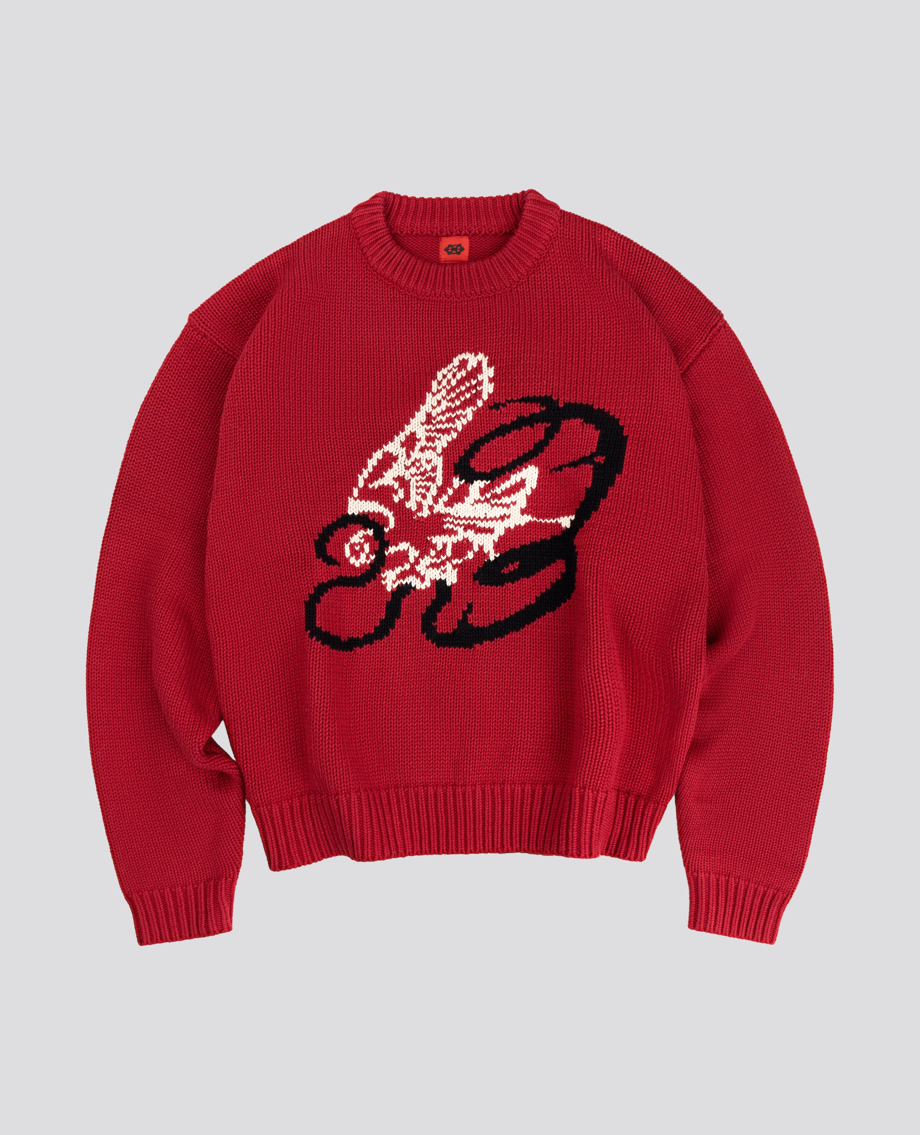 RED BATTLE KNIT