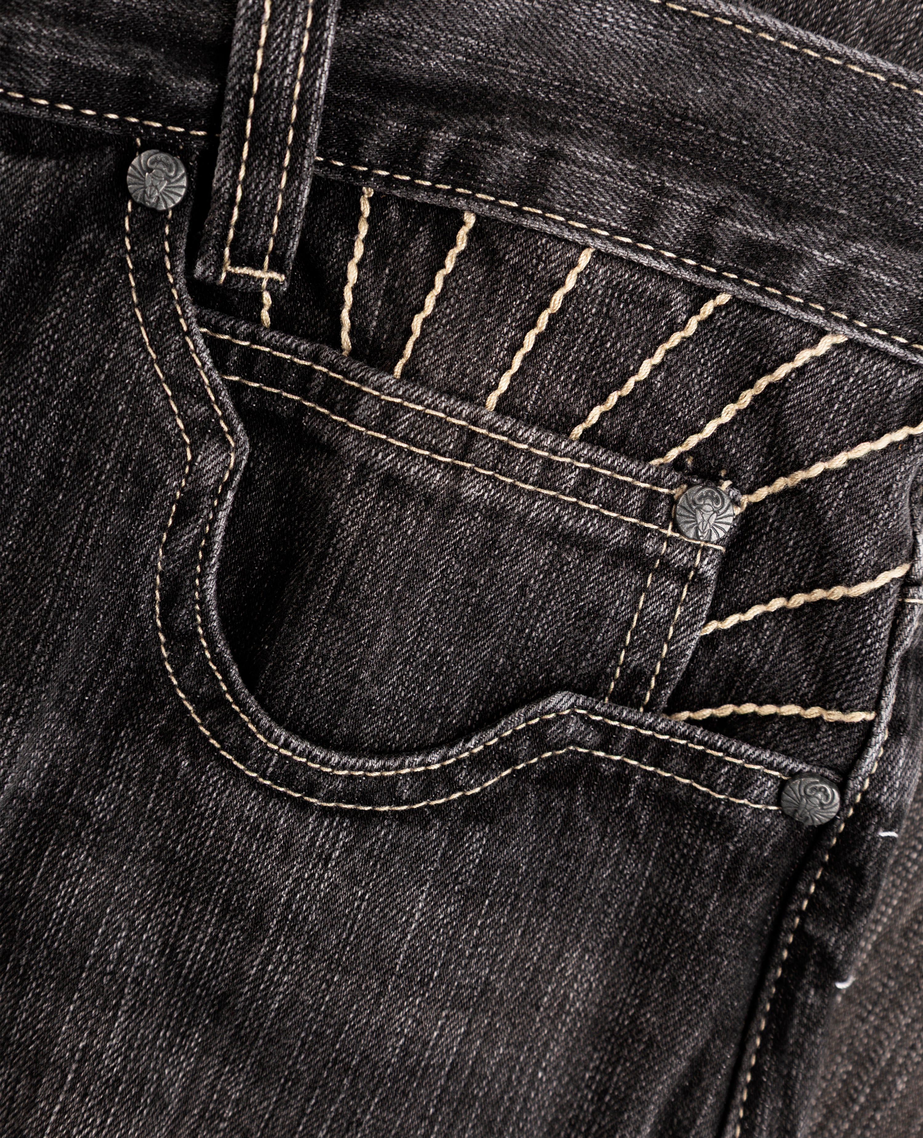 BLACK WILDLIFE LOOSE-FIT DENIM