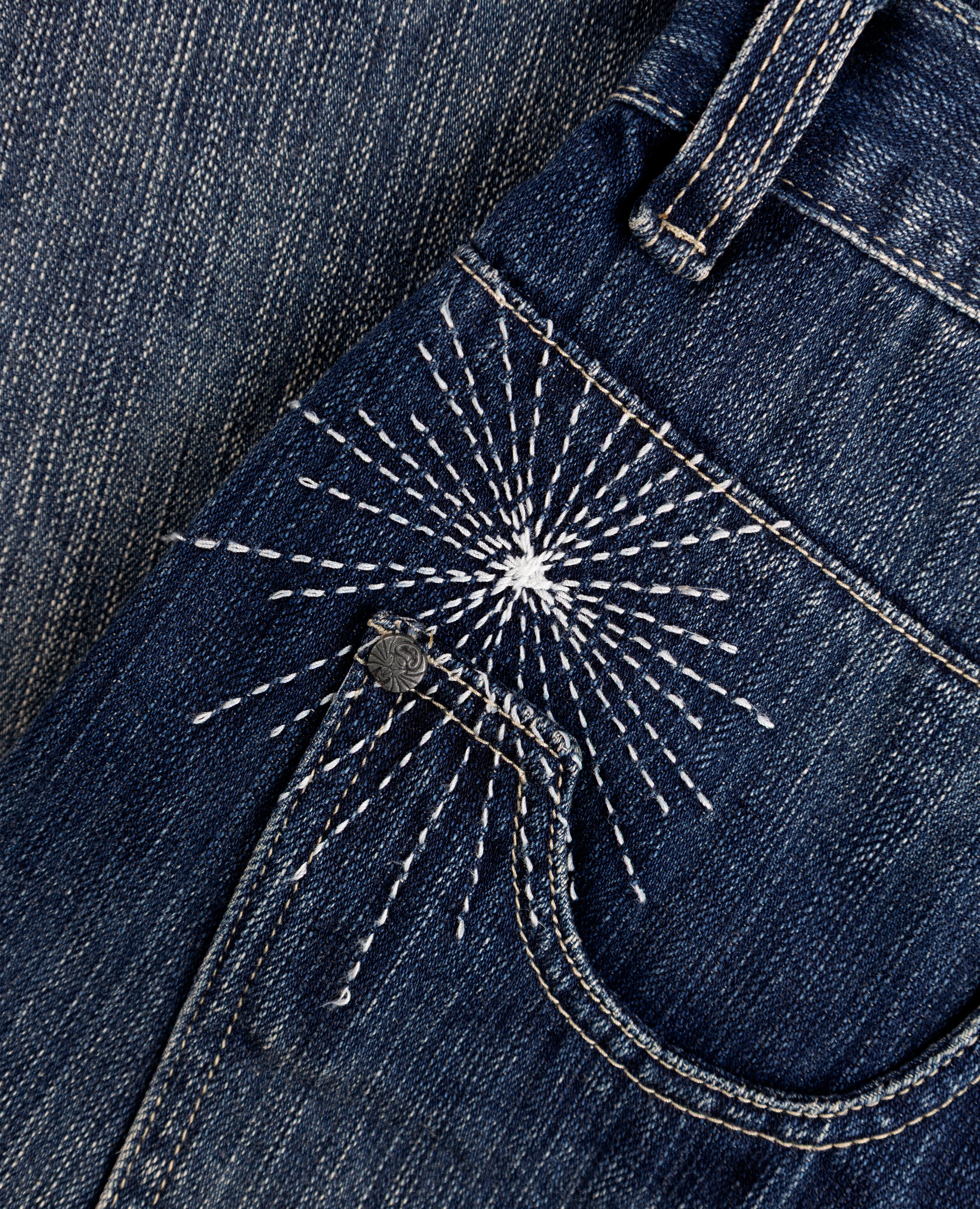 BLUE WILDLIFE LOOSE-FIT DENIM