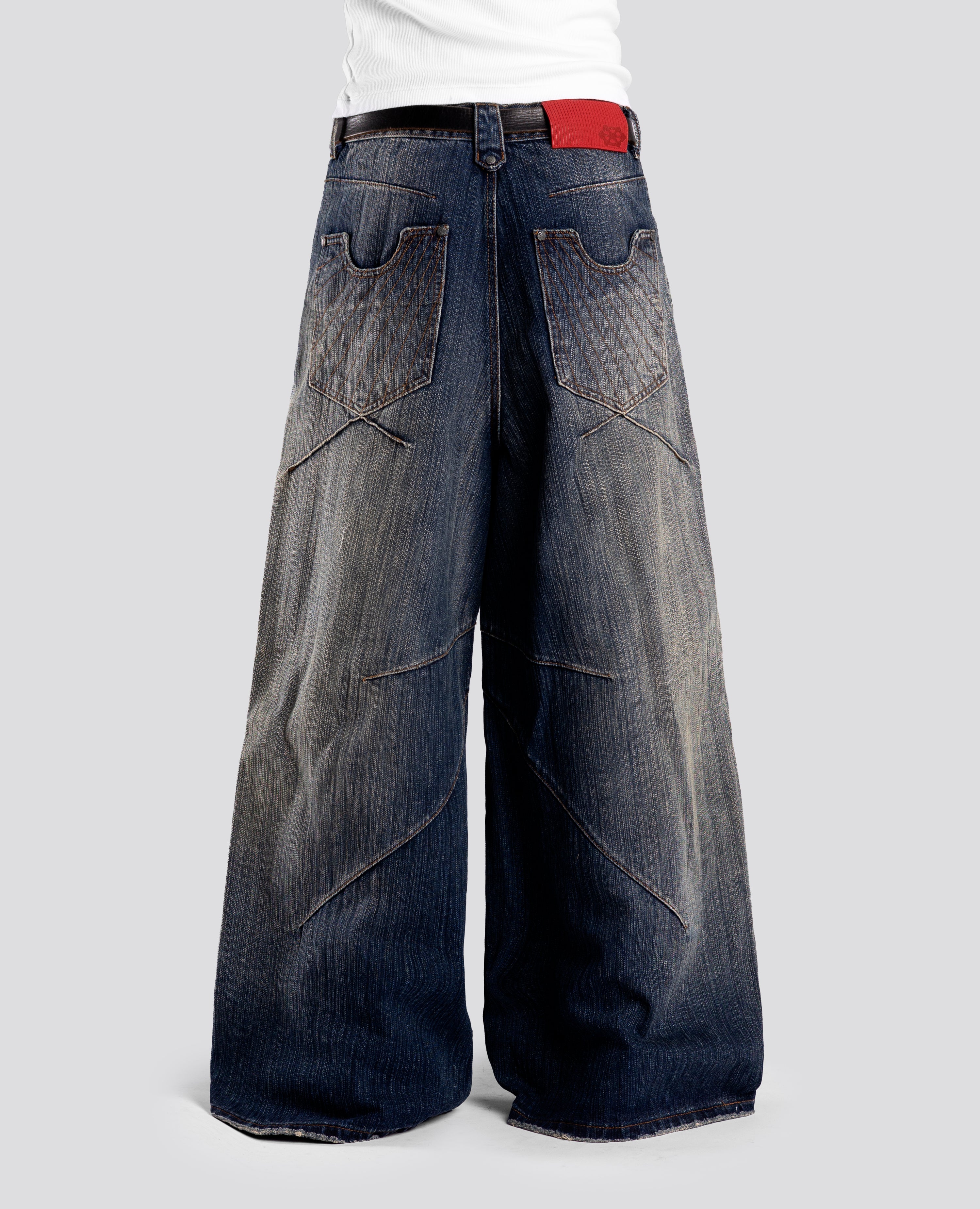 BLUE BEAM ULTRA-LOOSE FIT DENIM