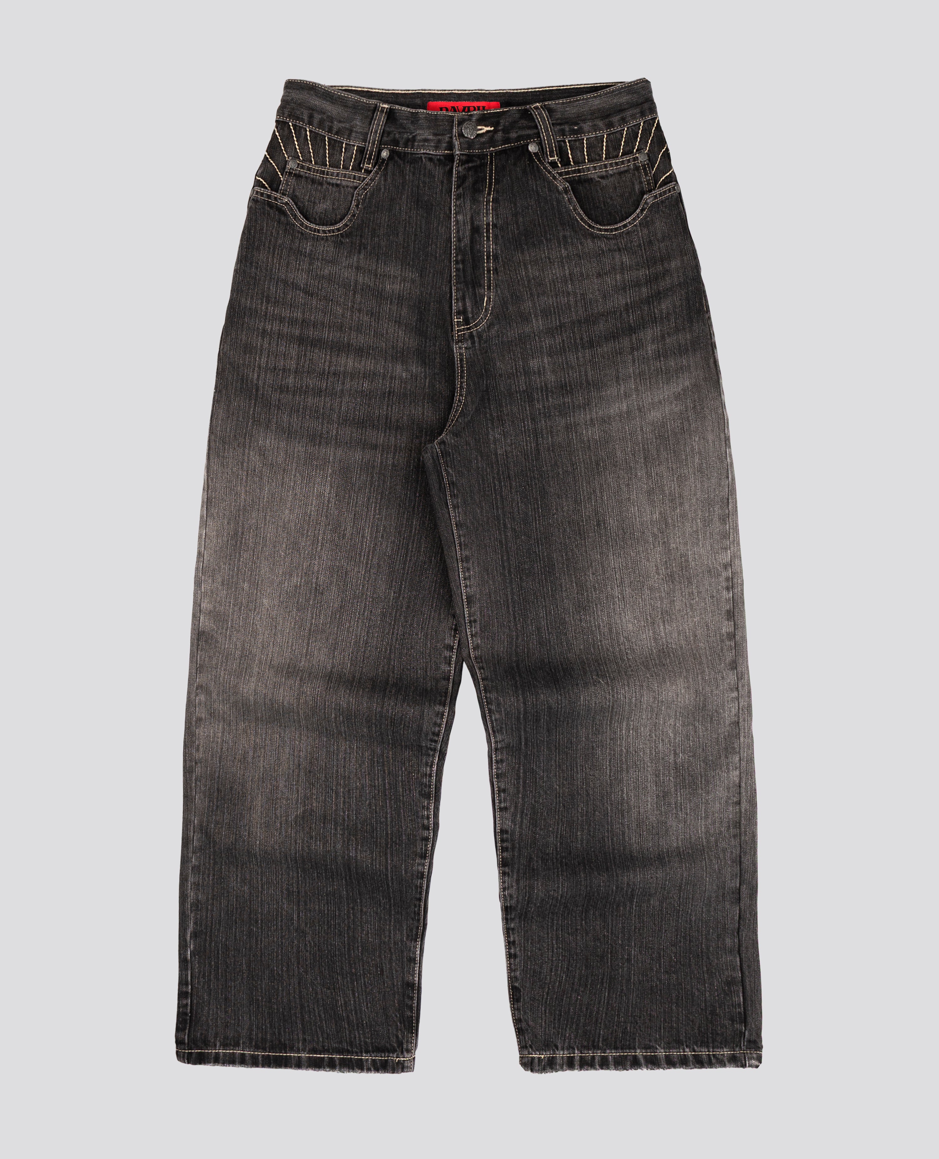 BLACK WILDLIFE LOOSE-FIT DENIM