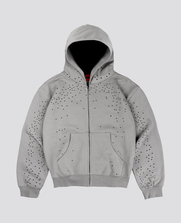 GREY STARDUST ZIP