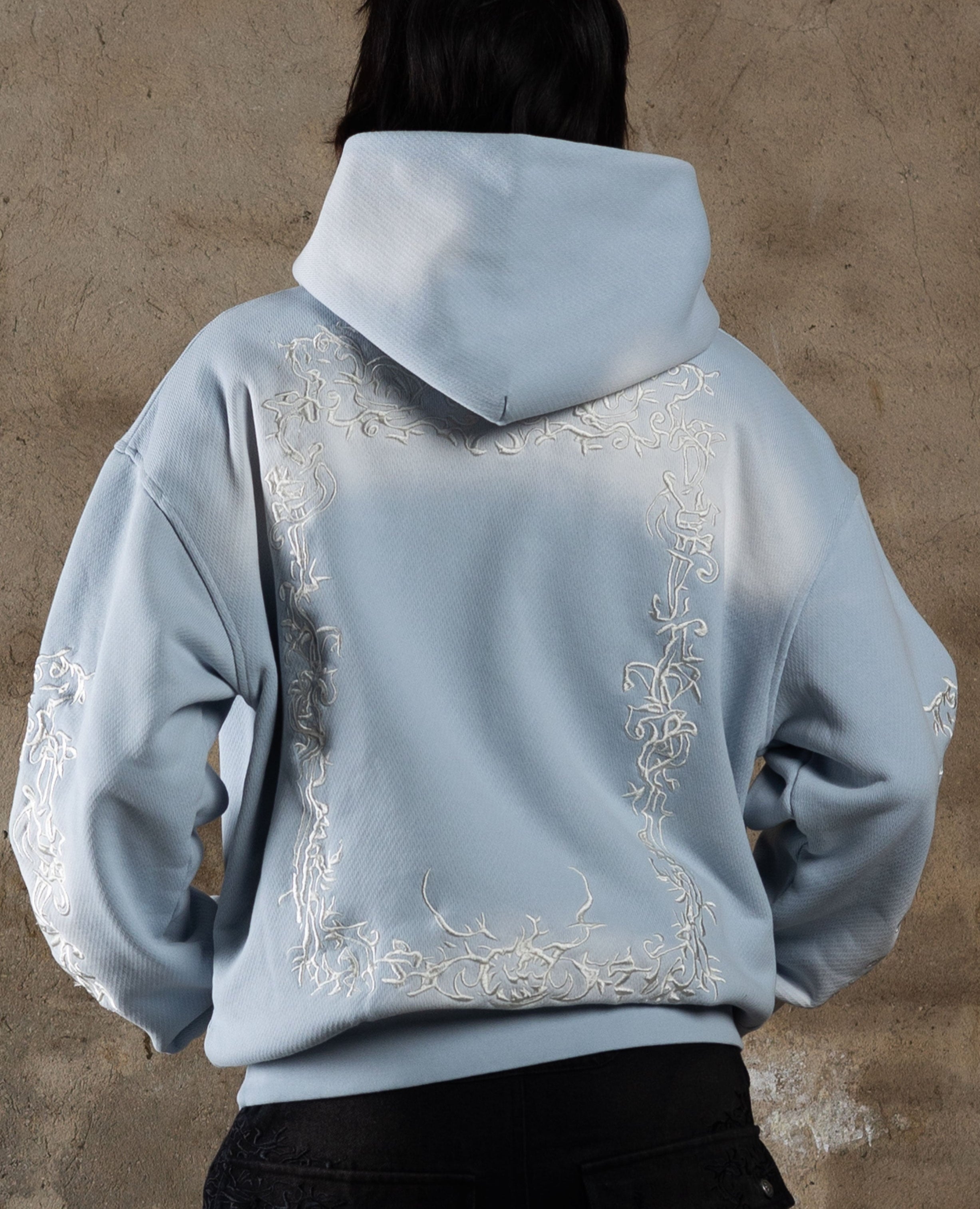 IVY LIGHT BLUE HOODIE - ULTRA HEAVY