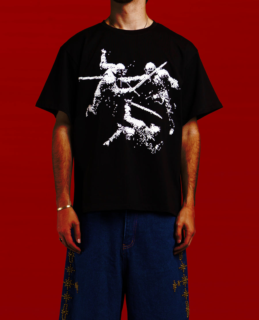 BLACK LAST DUEL T-SHIRT