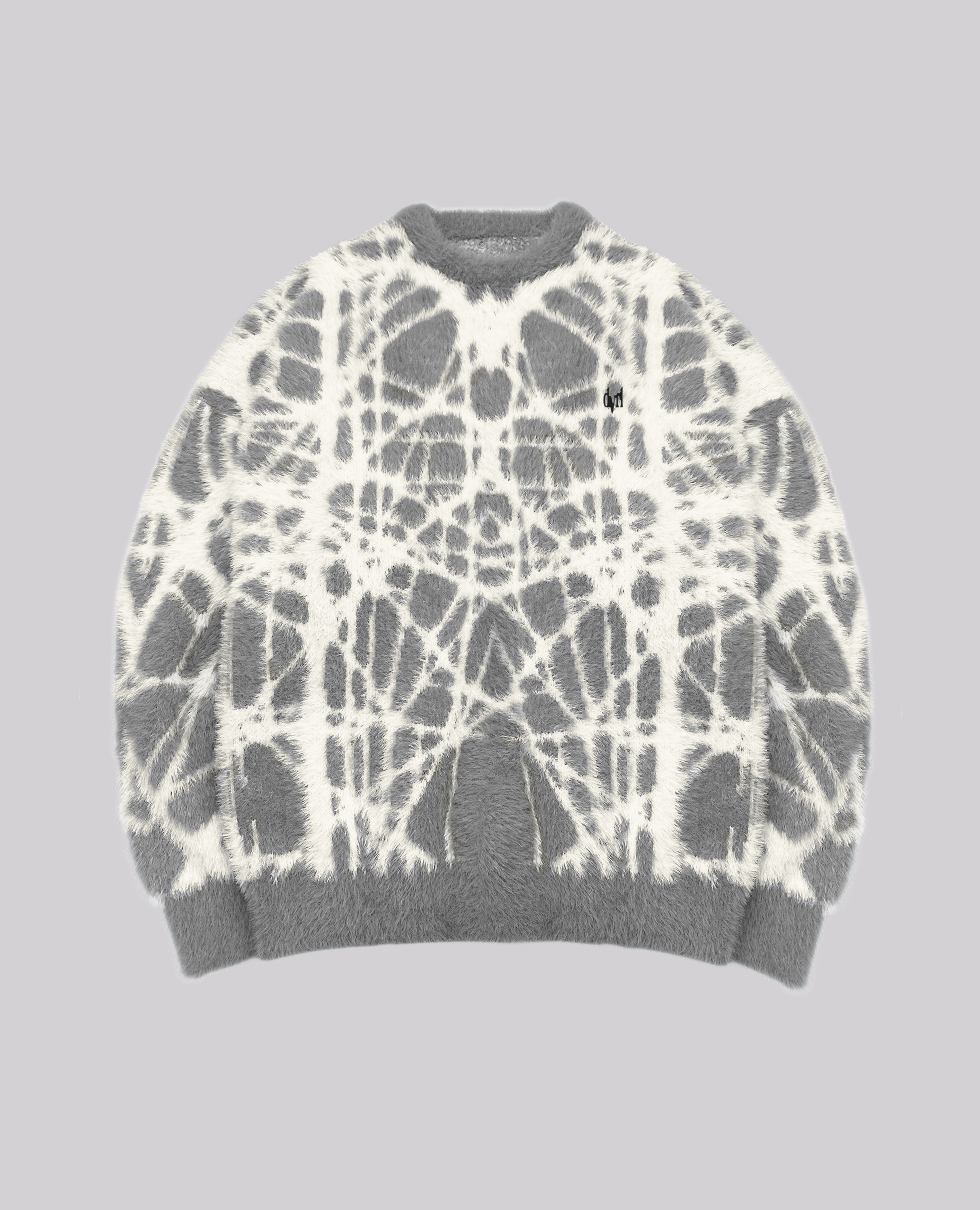 GRAUES WURZELN MOHAIR