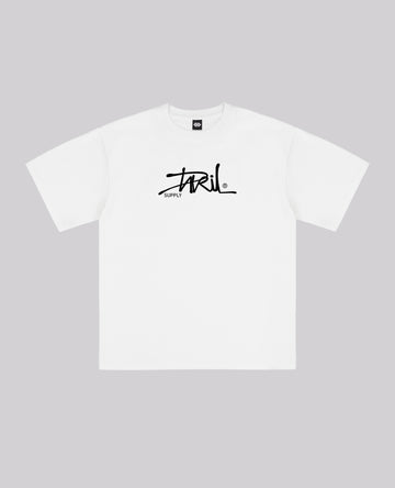 WHITE SIGNATURE T-SHIRT