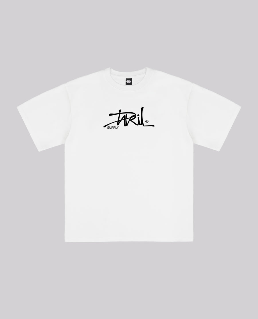 WHITE SIGNATURE T-SHIRT